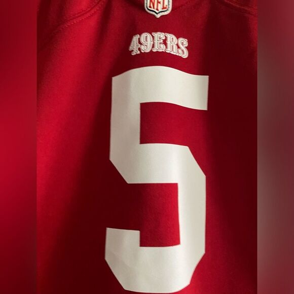 Little Boys Nike NFL San Francisco 49ers Football Jersey #5 Lance Medium 5/6 - Picture 3 of 9